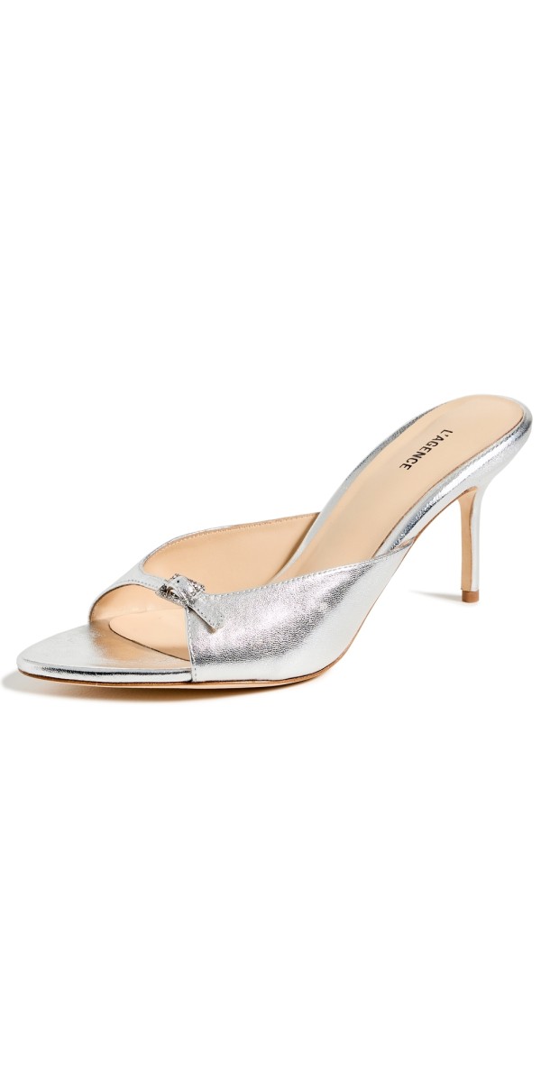 L'AGENCE Solene Pumps Silver