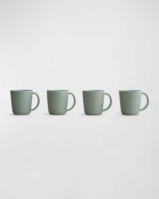 Stone Mugs, Set of 4