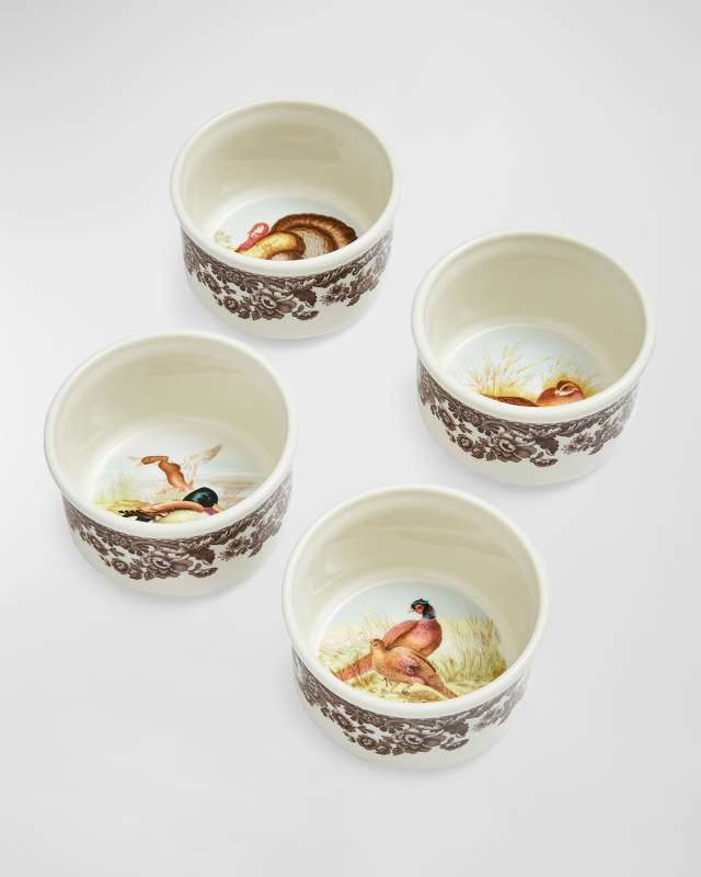 Woodland Christmas Ramekins, Set of 4