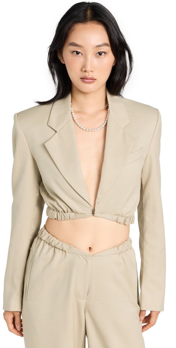 Christopher Esber Contorta Blazer Putty