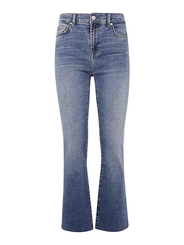 7 For All Mankind Jean Droit - Multicolore