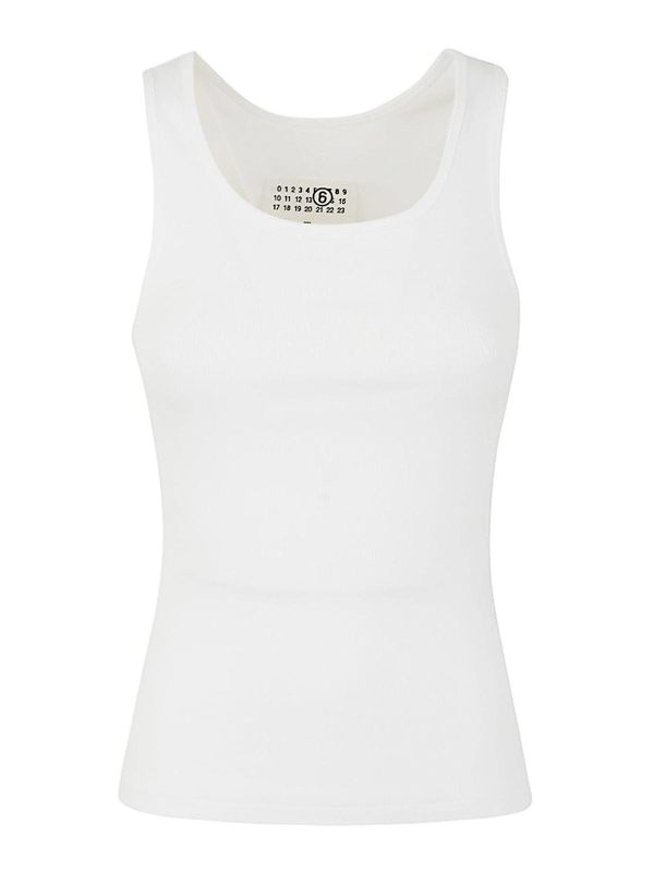 MM6 Maison Margiela Top - Blanc