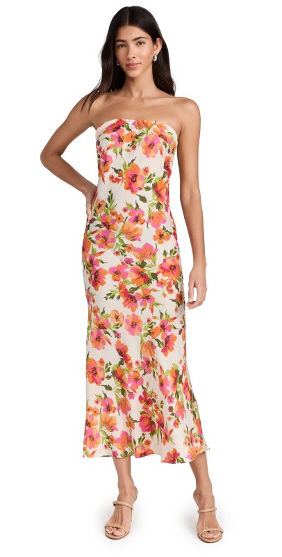 MISA Thara Dress Palmarei Blooms Stn
