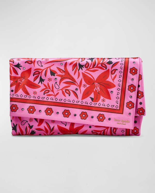 fold bandana printed fabric crossbody bag