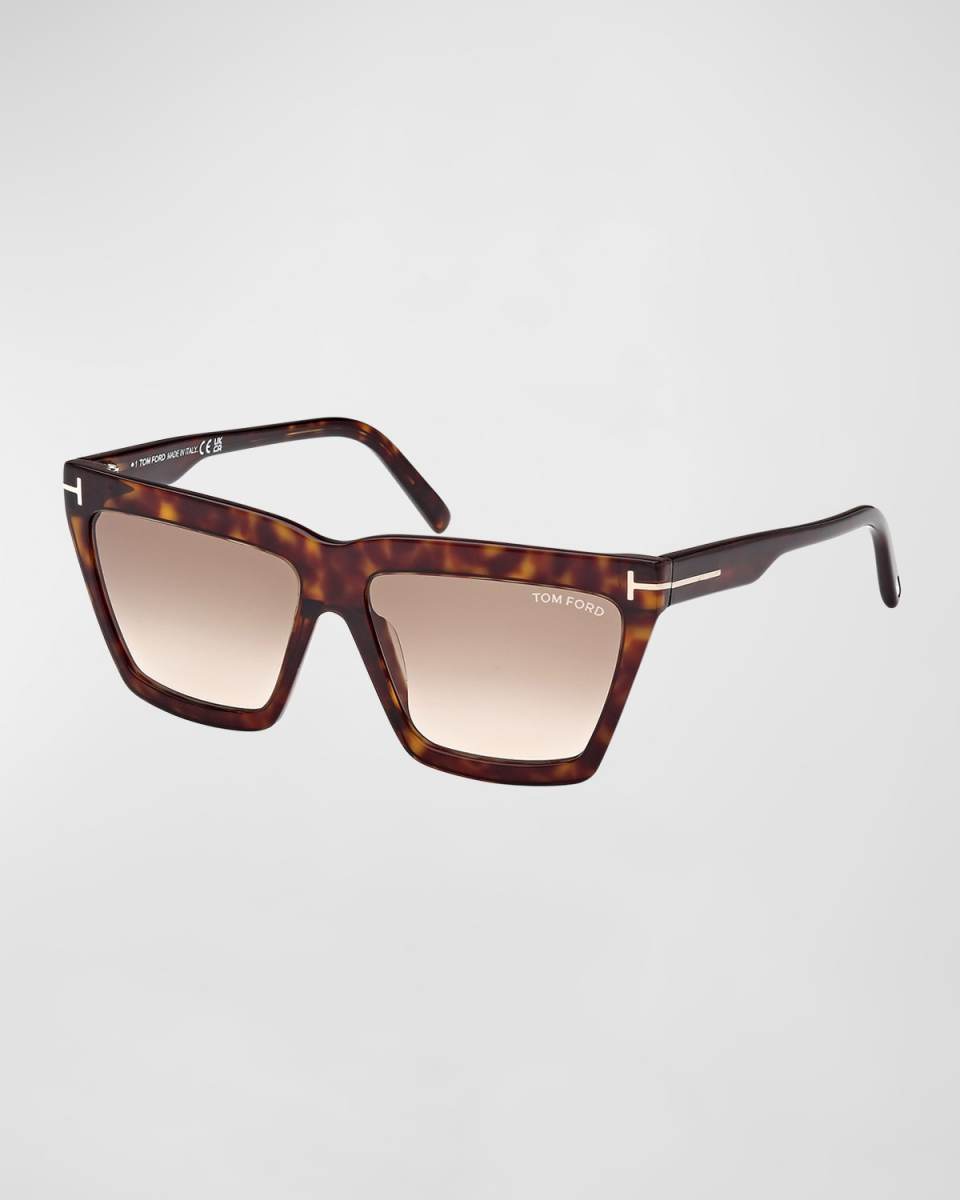 Eden Acetate Rectangle Sunglasses