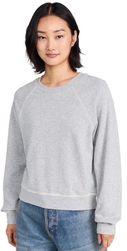 Z Supply Saldana Sweatshirt Classic Heather Grey