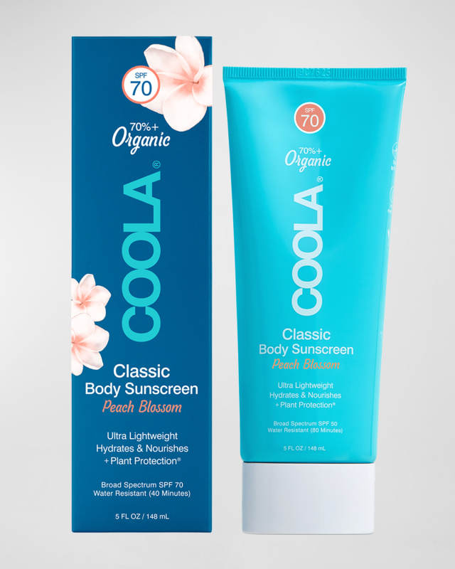 5 oz. Classic Body Organic Sunscreen Lotion SPF 70 - Peach Blossom