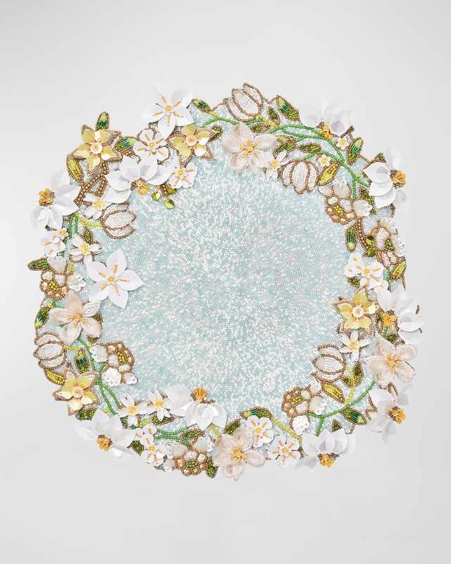 Gardenia Beaded Placemat