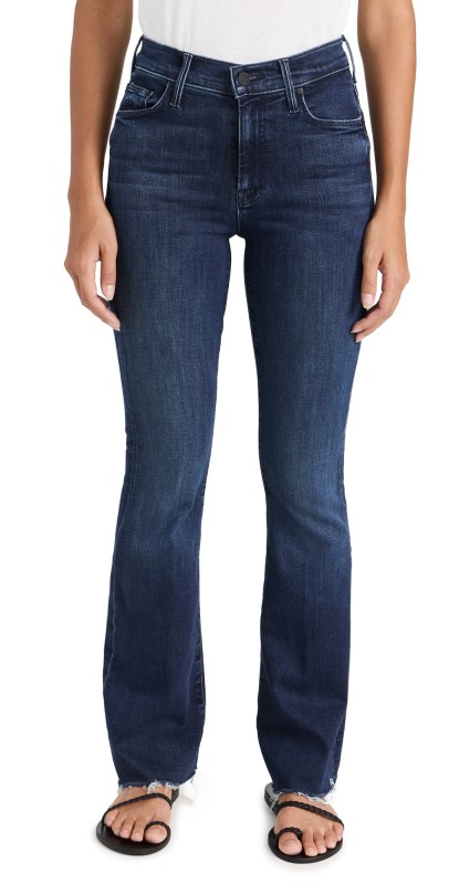 MOTHER The Weekender Fray Jeans Mint Condition
