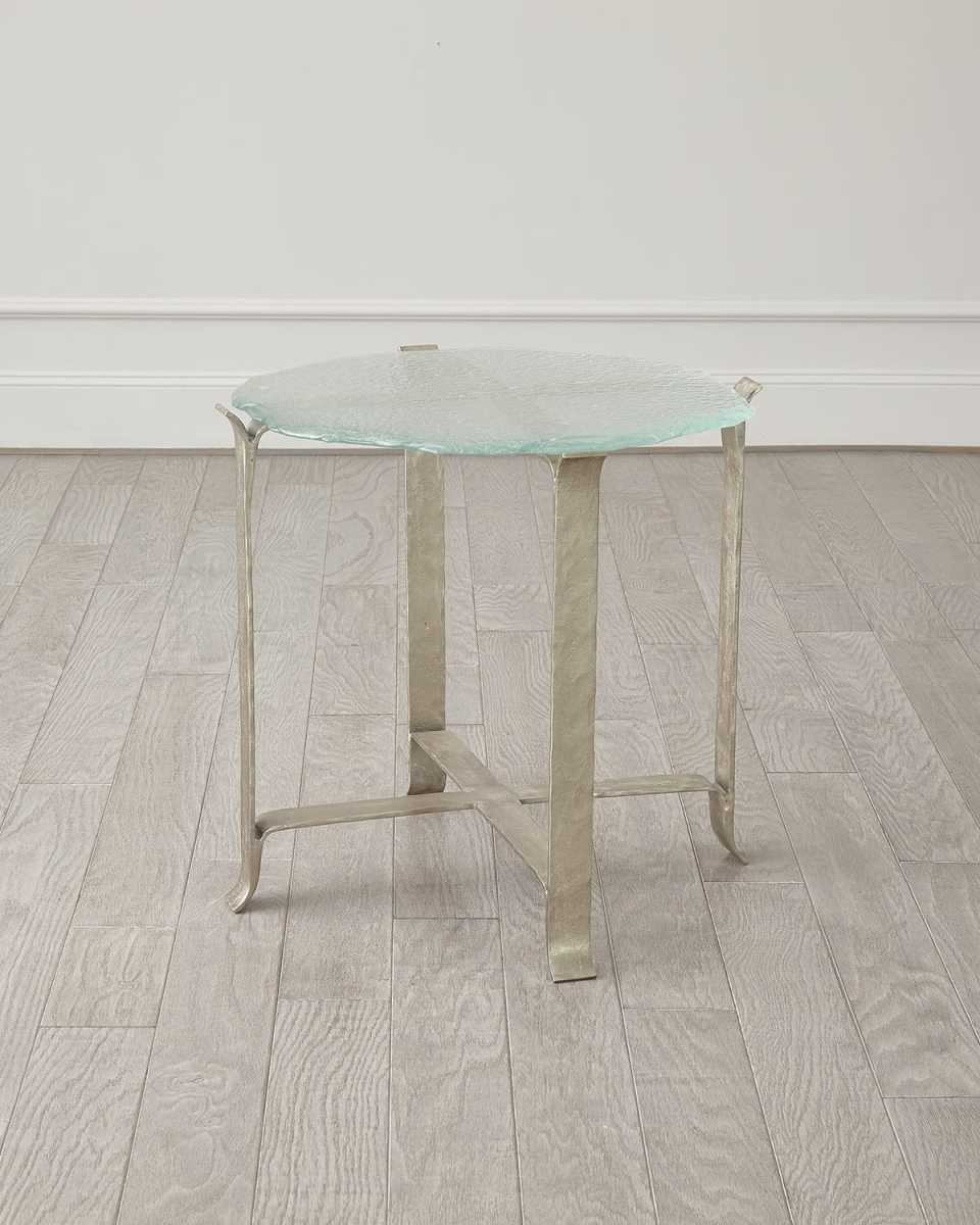 Melting Glass Side Table