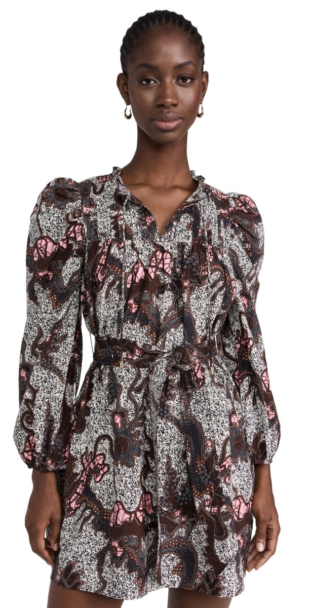 Cleobella Ivana Mini Dress Castello Print