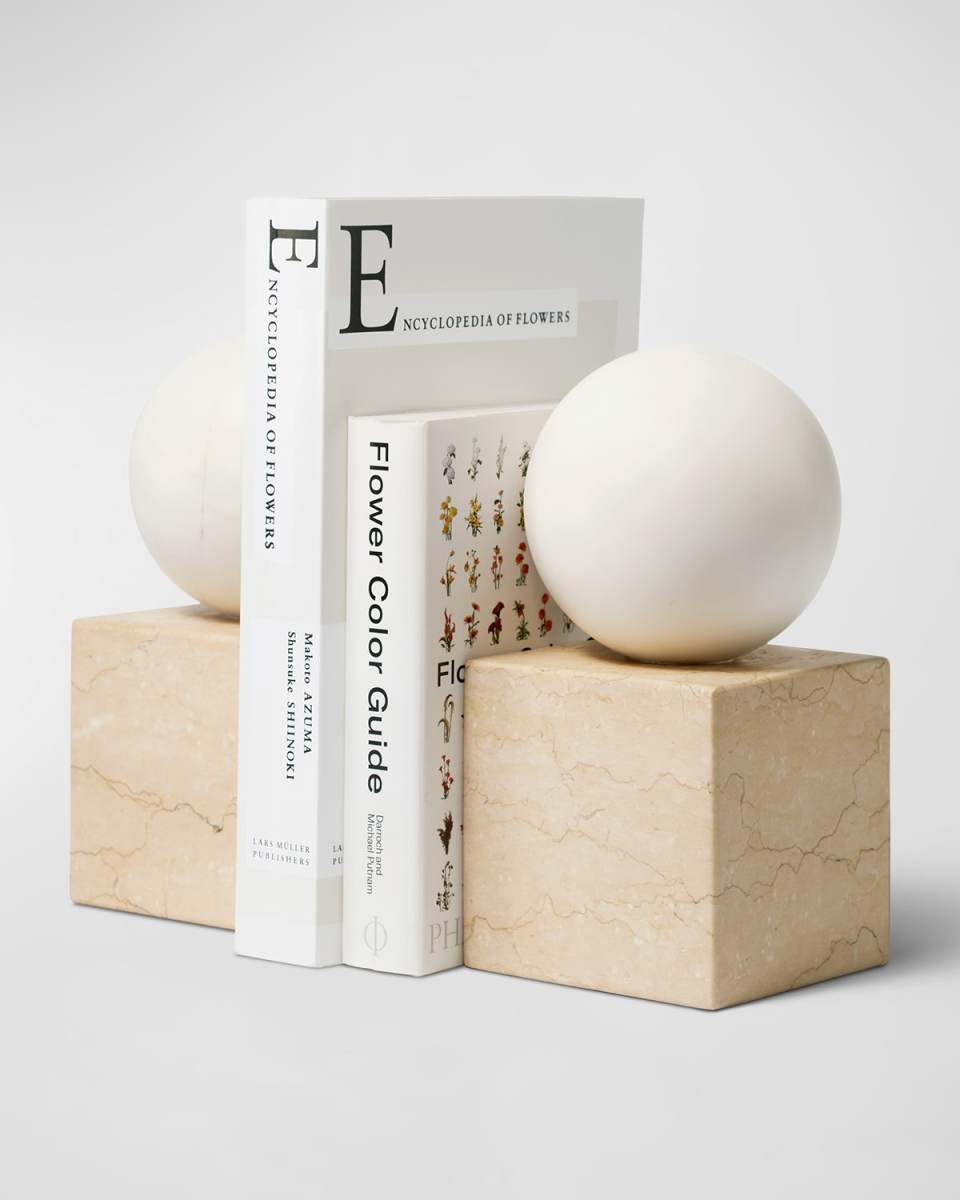 Odette Bookends, Set of 2