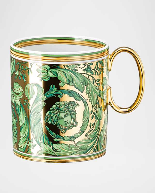 Medusa Garland Green Mug