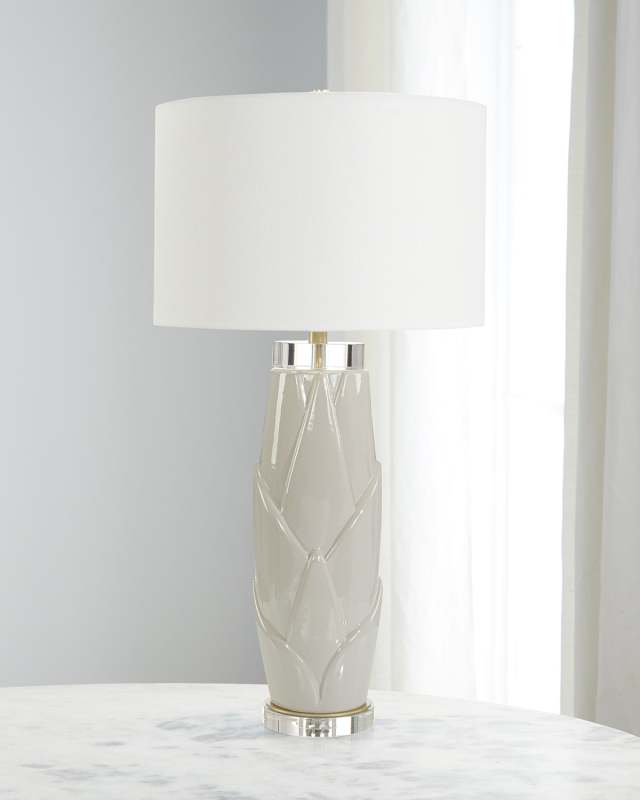 Lush Leaves 33" Table Lamp
