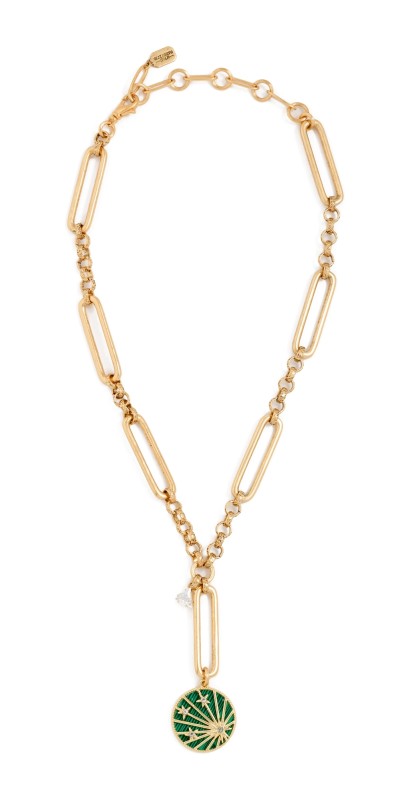 Elizabeth Cole Cosmos Necklace Gold
