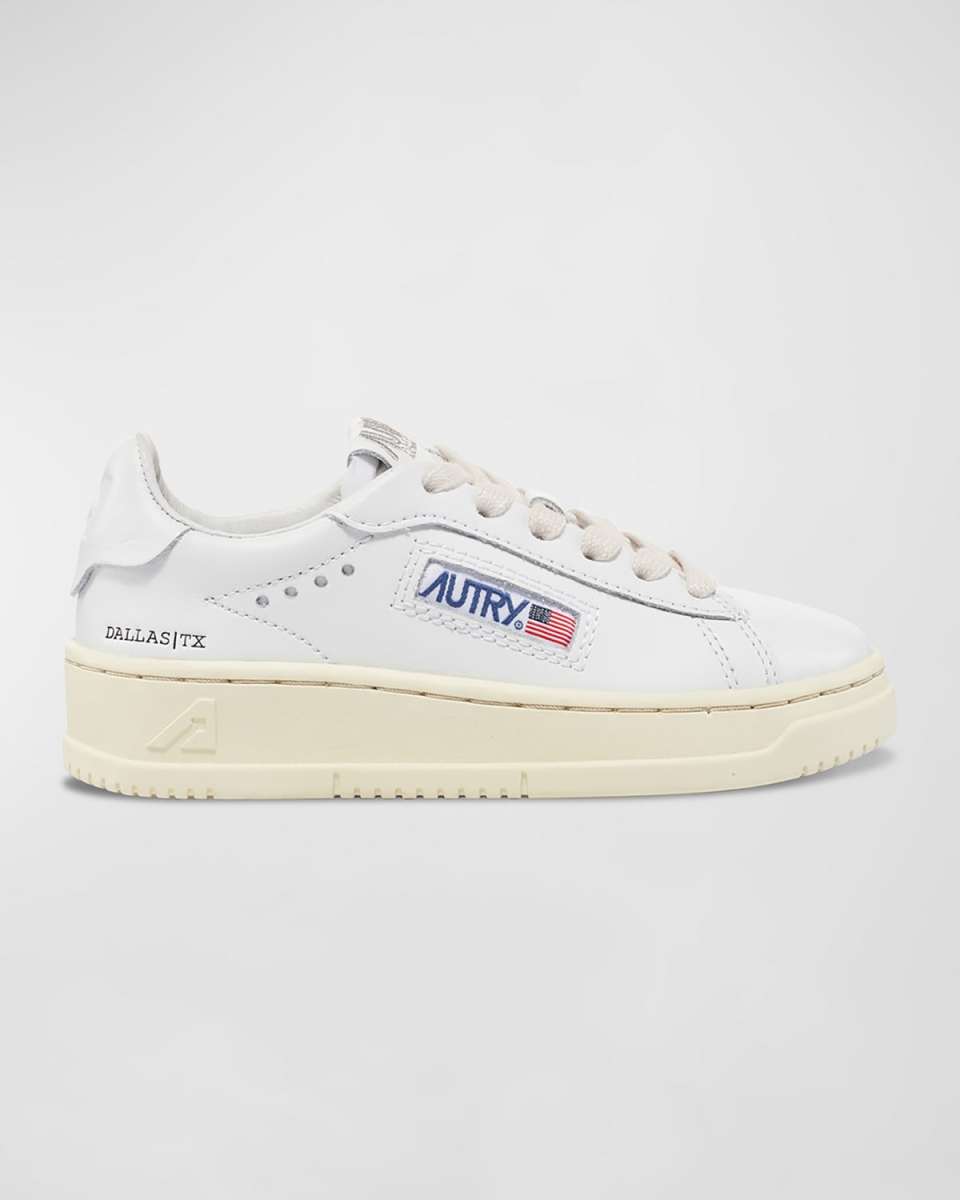 Kid's Dallas Leather Low-Top Sneakers, Size Toddlers/Kids