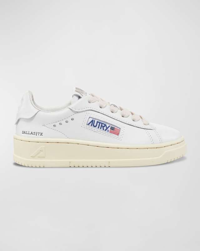 Kid's Dallas Leather Low-Top Sneakers, Size Toddlers/Kids
