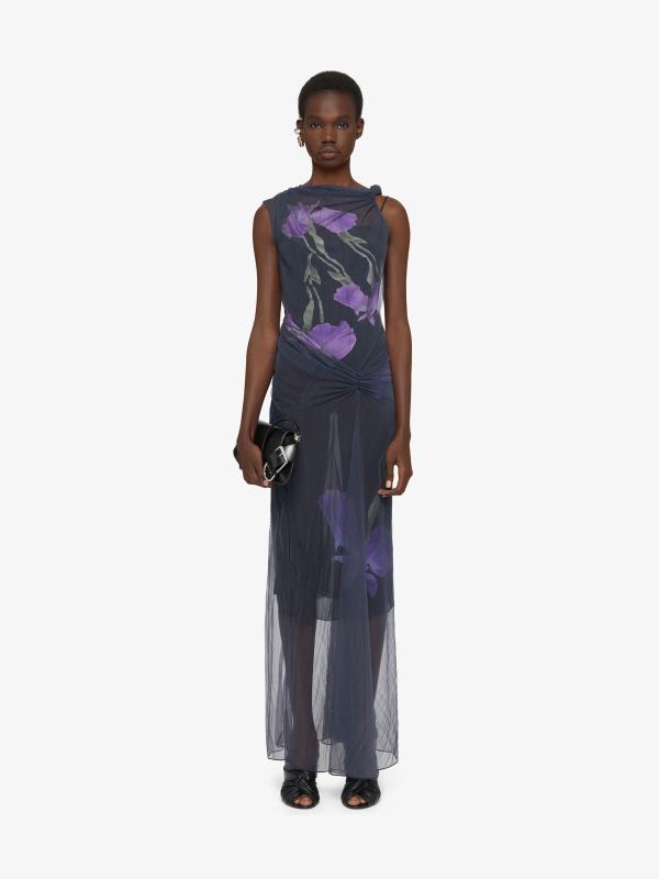 Givenchy Dress in floral dévoré satin jersey