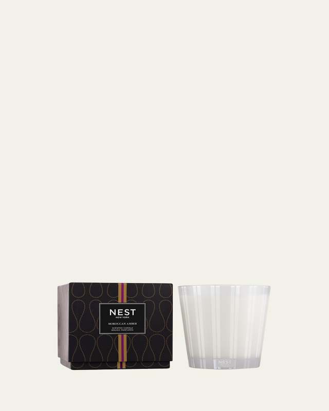 Moroccan Amber Luxury 4-Wick Scented Candle, 47.3 oz.