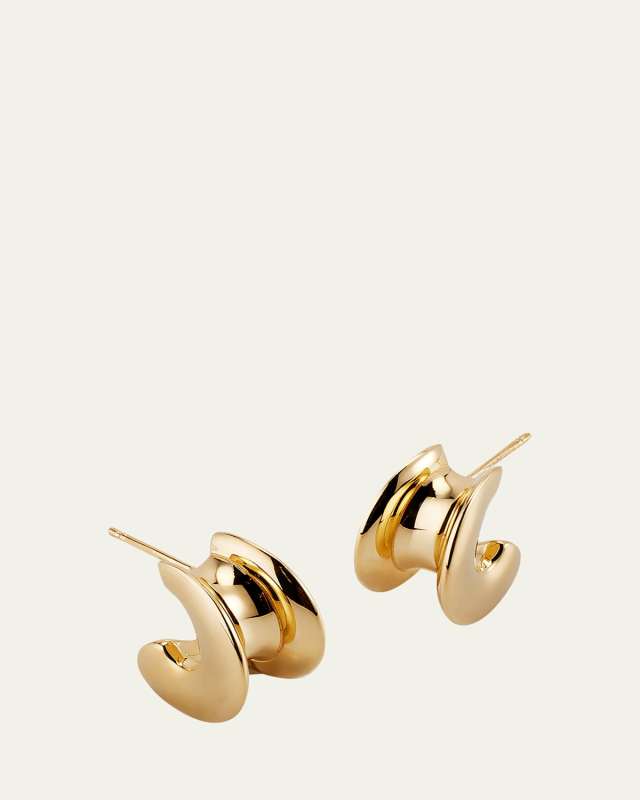 Small H Beam Earrings