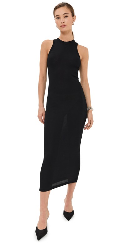 WARDROBE. NYC Column Tank Dress Black