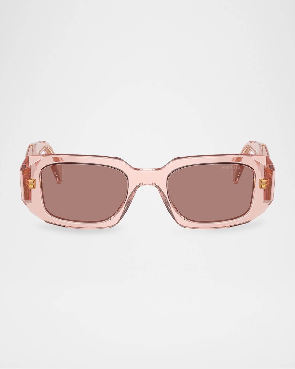 Geometric Rectangle Acetate Sunglasses