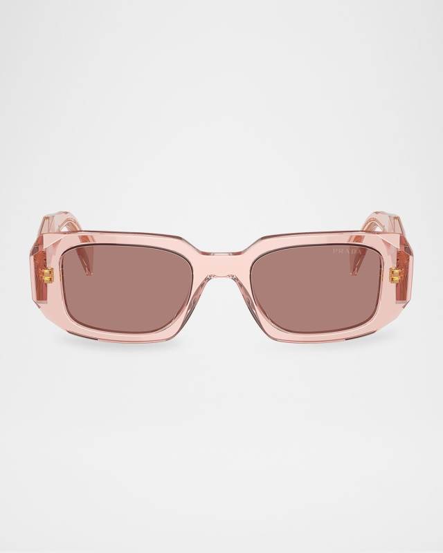 Geometric Rectangle Acetate Sunglasses