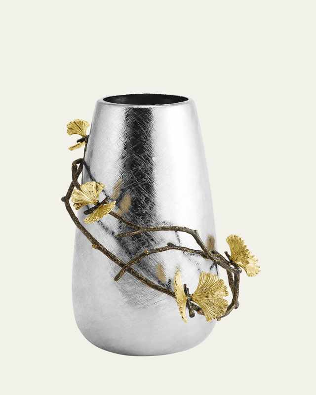 Butterfly Ginkgo Large Vase