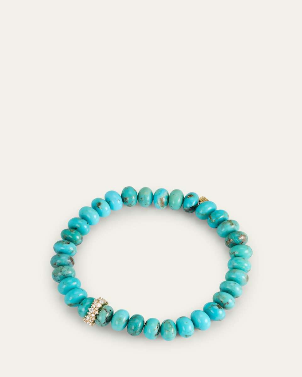 Turquoise Rondelle Bracelet