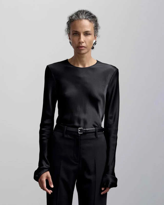 Long Sleeve Bias Top