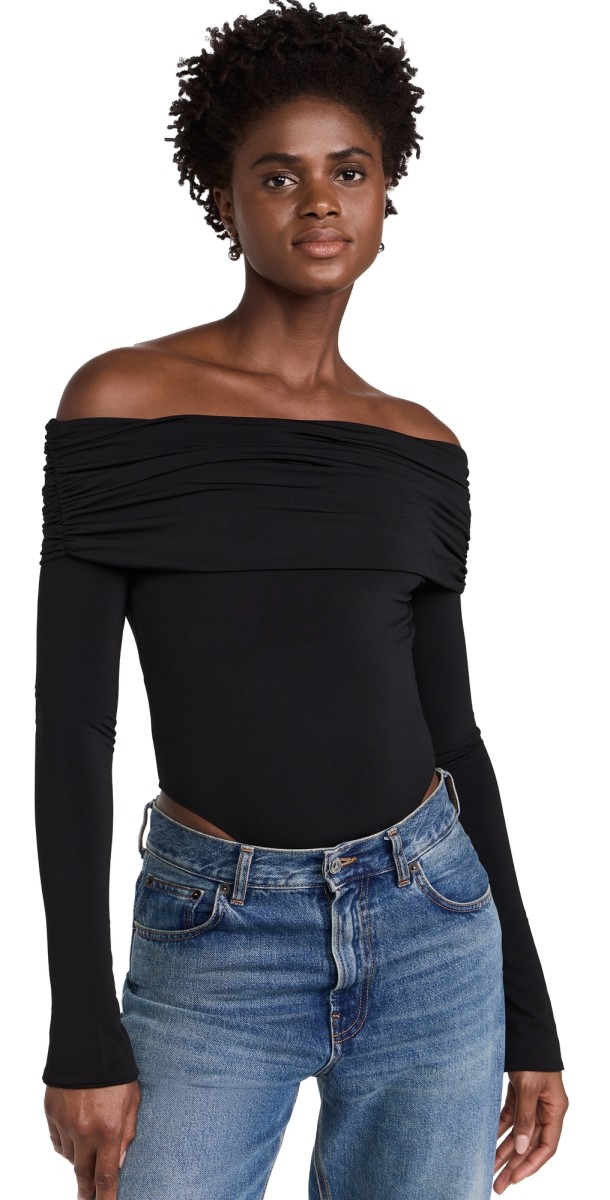 GUIZIO Lola Bodysuit Black