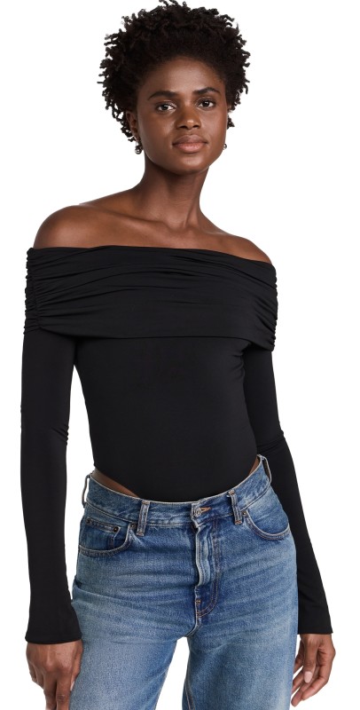 GUIZIO Lola Bodysuit Black