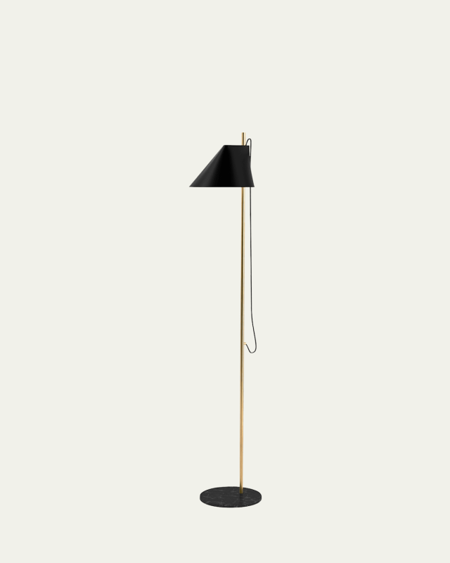 Yuh Brass Floor Lamp, 55"