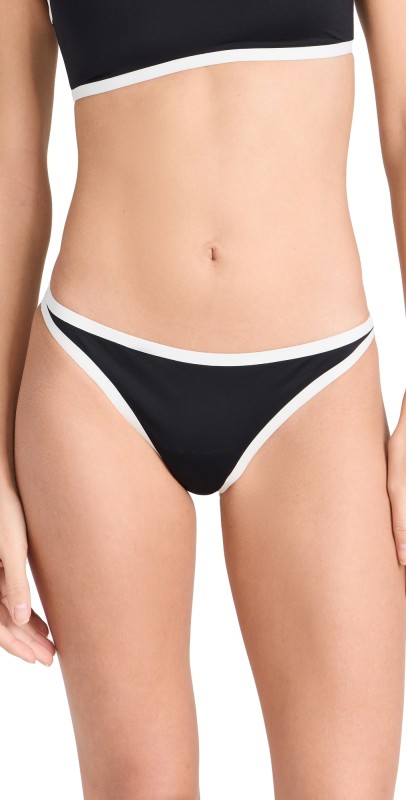 LSPACE Fused Camacho Classic Bikini Bottoms Black