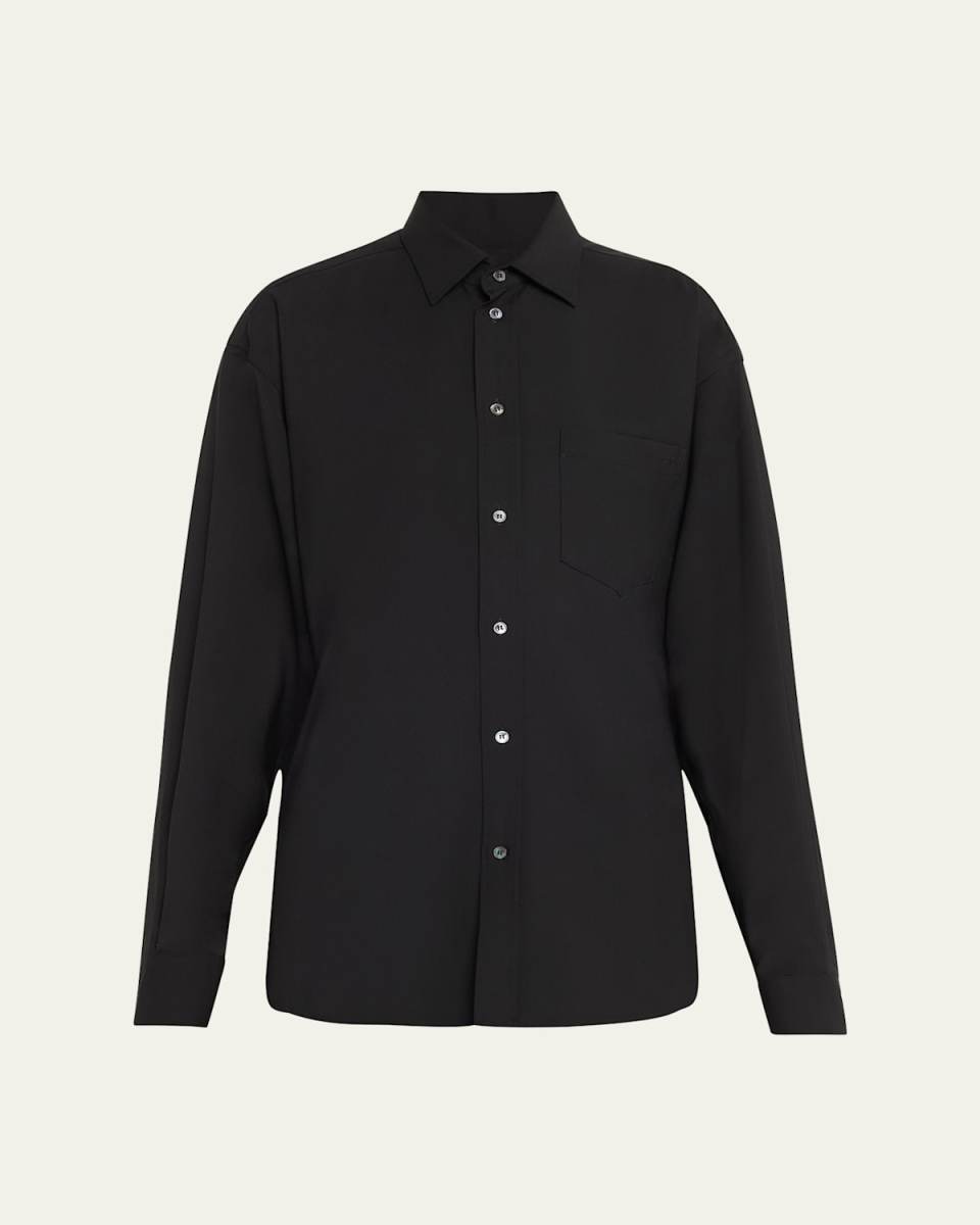 Anne Long-Sleeve Wool Shirt