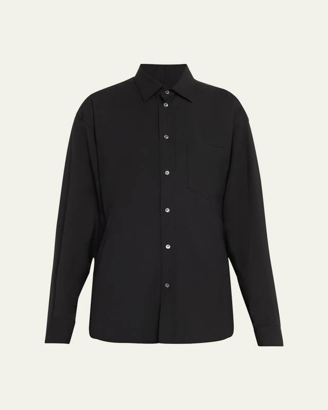 Anne Long-Sleeve Wool Shirt