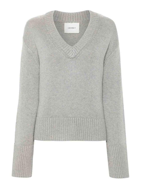 Lisa Yang Pull Col Rond - Gris