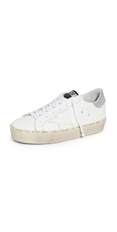 Golden Goose Hi Star Sneakers White/Silver