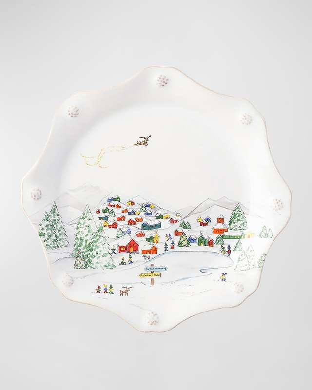 Berry & Thread North Pole Dessert/Salad Plate