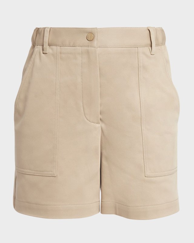 Stretch Cotton Shorts