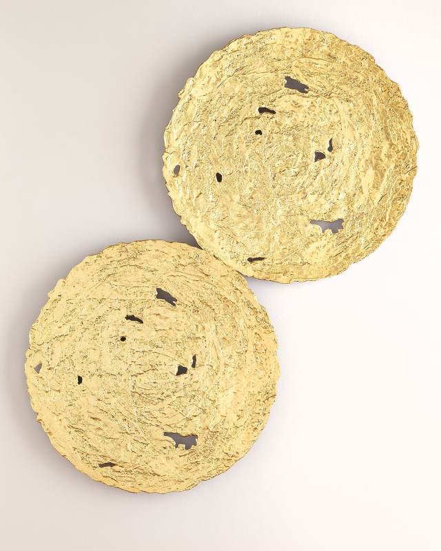 Medium Gold Circle Wall Decor