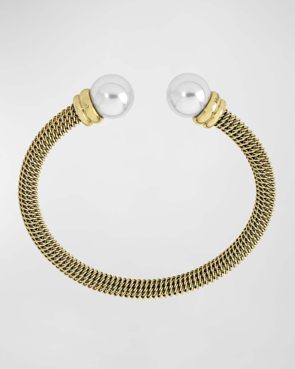 Tender Kissing Pearl Bracelet, White