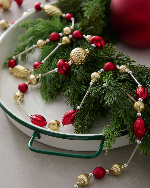 72" Classic Glass Ornament Garland