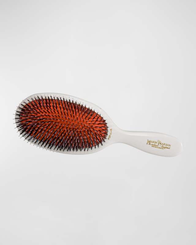 White Popular Mixture Bristle Hair Brush