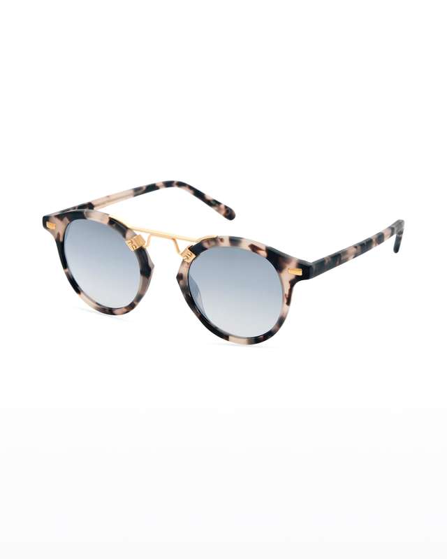 St. Louis Round Mirrored Sunglasses
