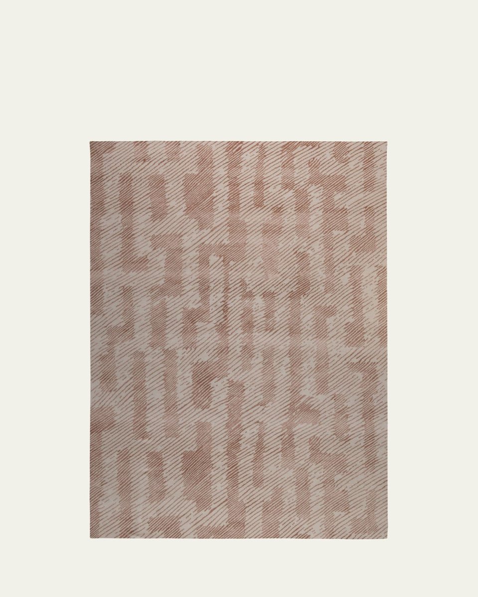 Verge Clay Hand-Knotted Rug, 6' x 9'