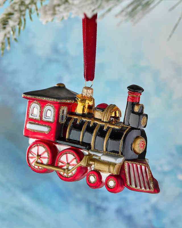 Christmas Locomotive Ornament