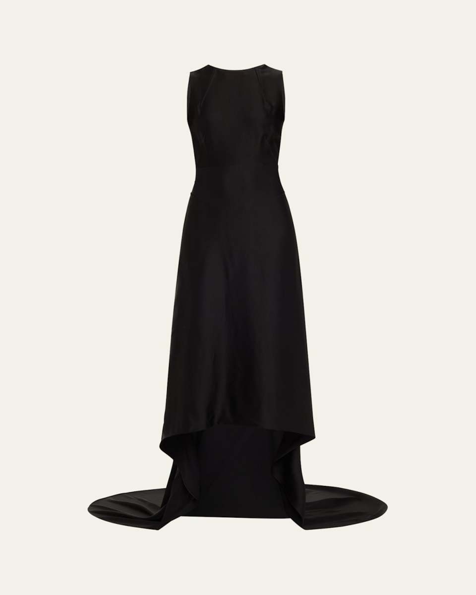 High-low Fishtail Train Dress