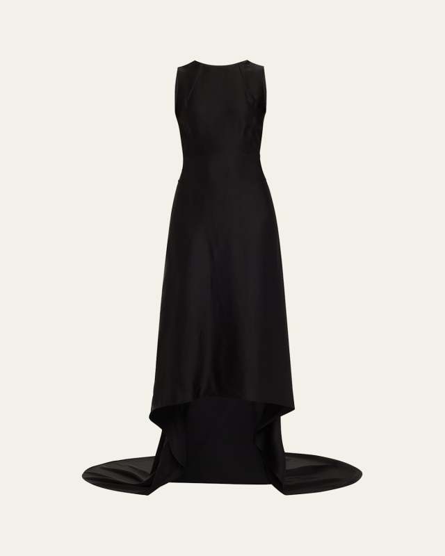 High-low Fishtail Train Dress