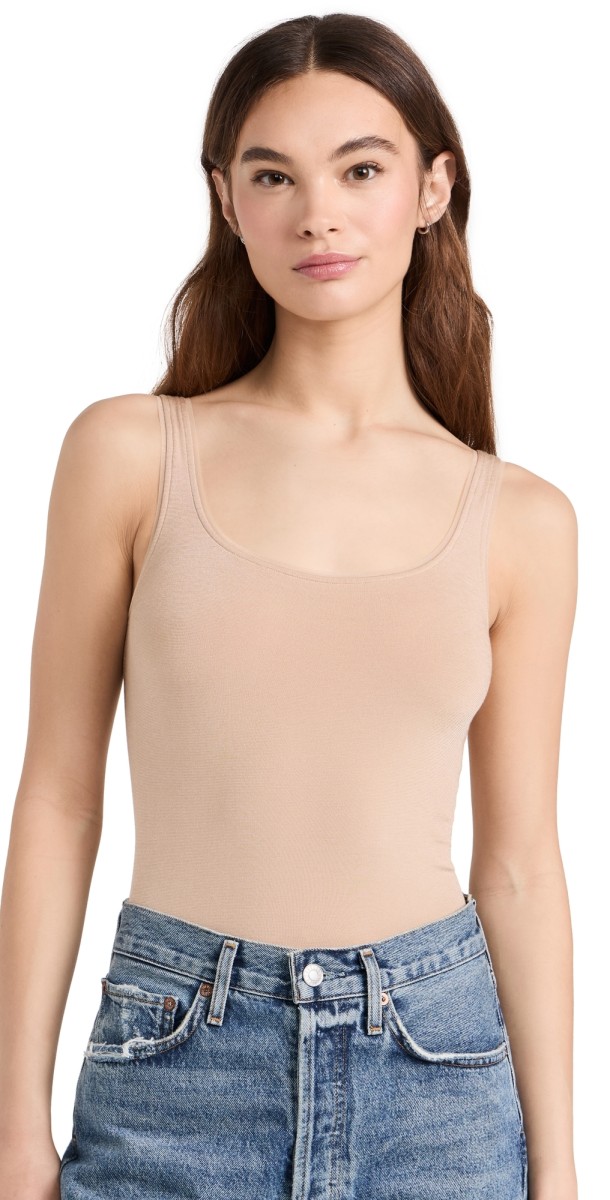 Wolford Jamaika String Thong Bodysuit Cafe auait